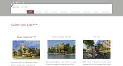 Desktop Screenshot of hotel-siofok.com